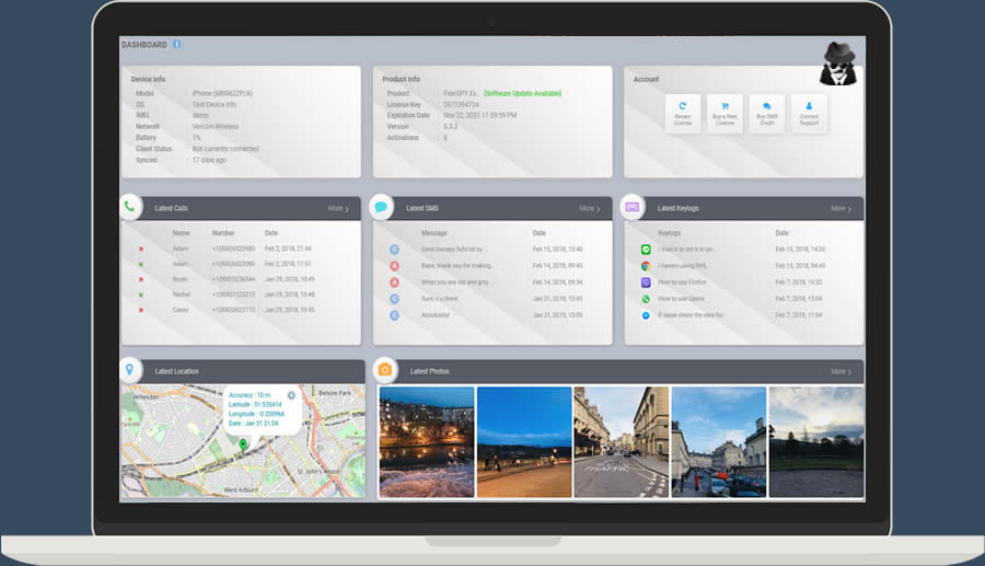 i-SPY Main Dashboard